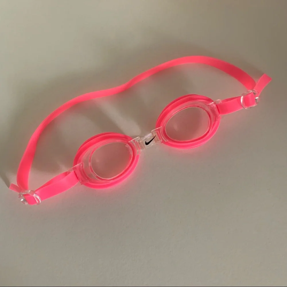 Hold Y2k Nike  neon pink clear goggles